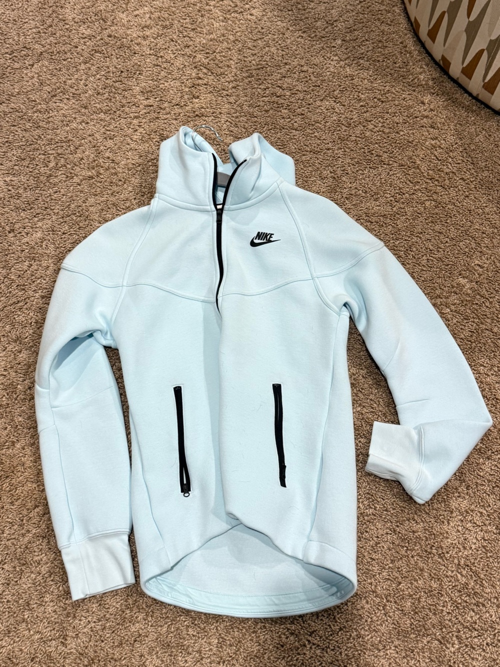 Nike Tech Women’s Light Blue Zip-Up Jacket